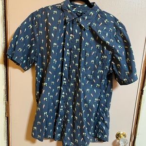 Short Sleeve Button-Up